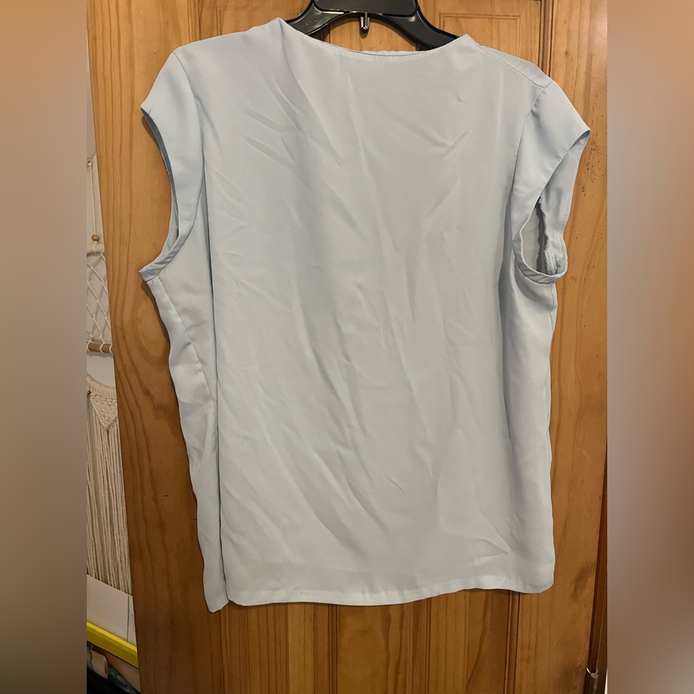 Calvin Klein Pale Blue Sleeveless Tank Top